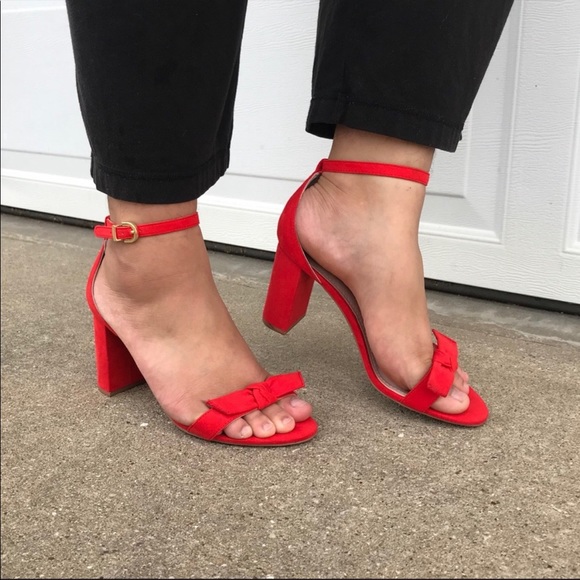 H&M Red Bow Heels - Picture 3 of 6